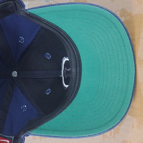 Nike Team Illinois University stitched logo blue & orange velcro tab canvas hat - Picture 7 of 9